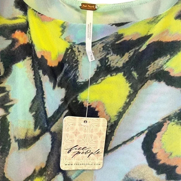 Free People Avenue Print Crop Tank Top - Picture 7 of 13